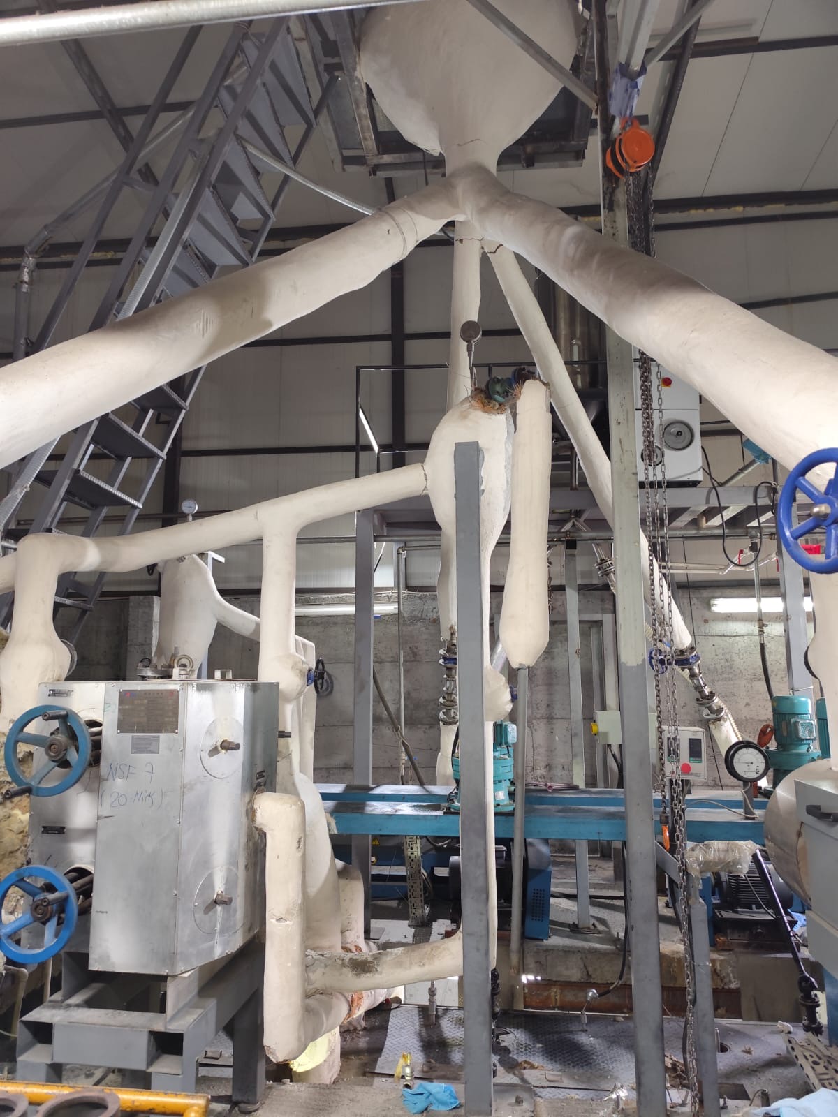 Jwell Marka Polyester/Poliamid Bikomponent Elyaf Üretim Hattı: