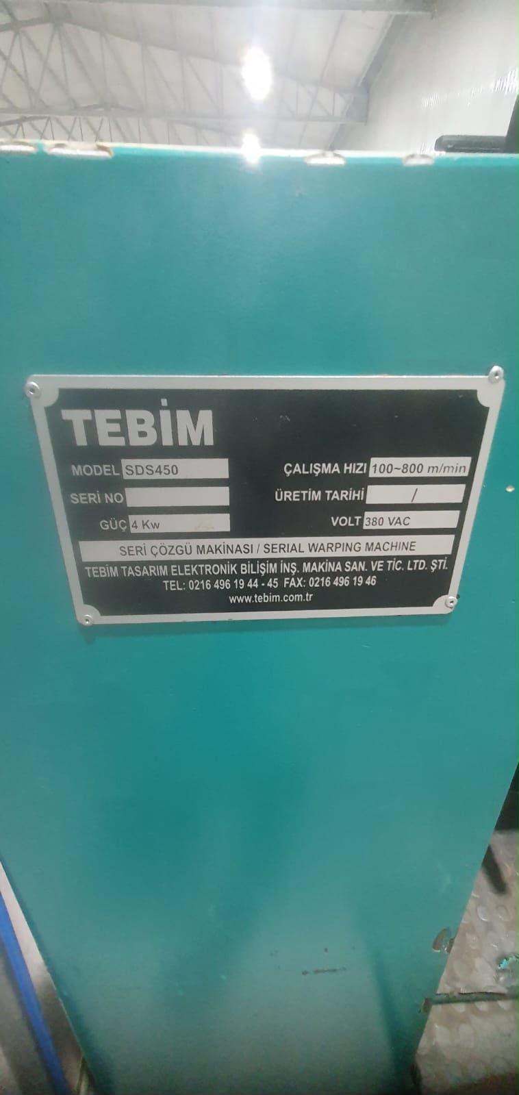 TEBİM SERİ ÇÖZGÜ MAKİNASI